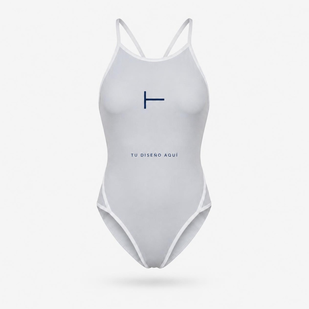 Bañador Mujer Tira Fina Personalizado para Clubs | StrokSwim