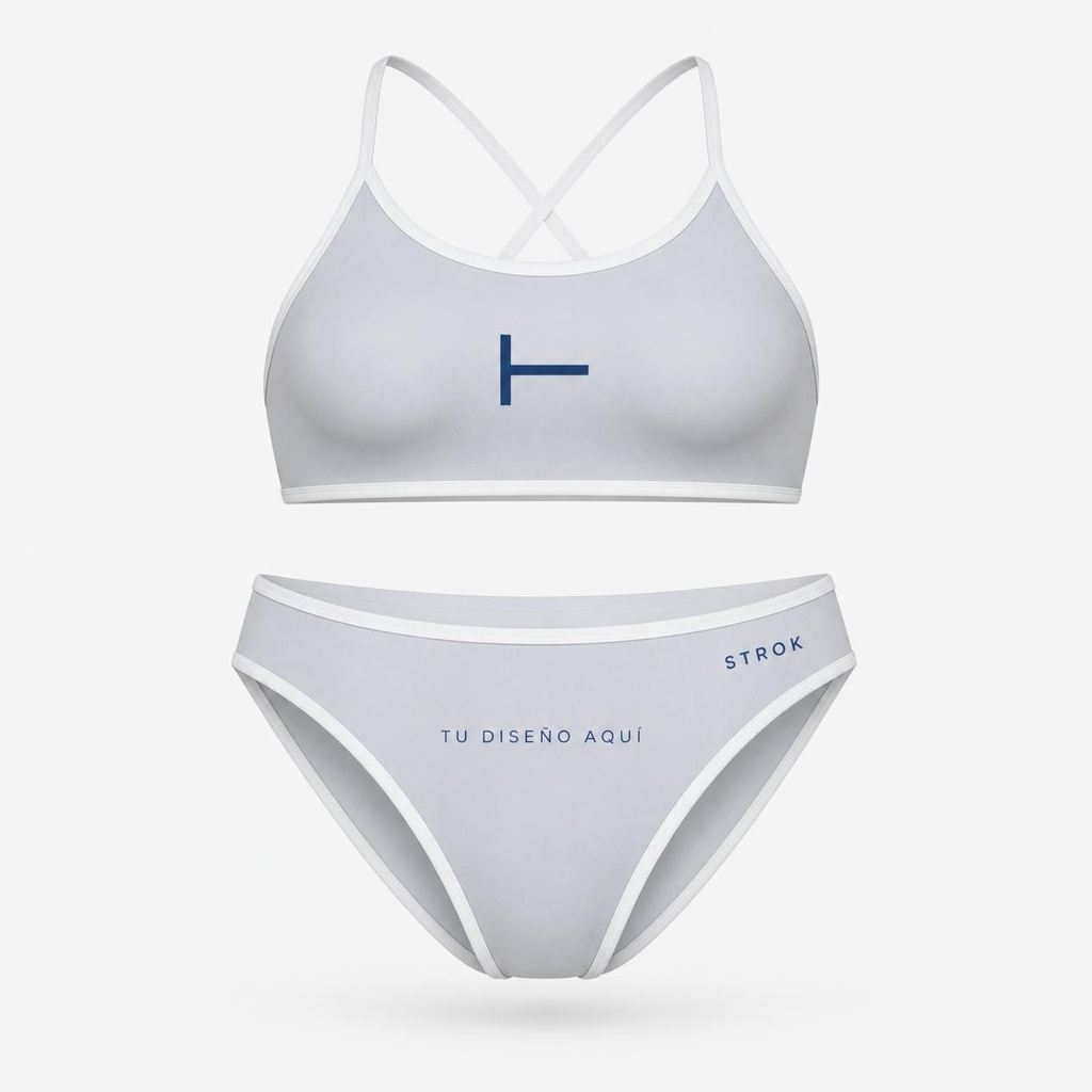 Bikini Mujer Espalda Cruzada Personalizado para Clubs | STROK